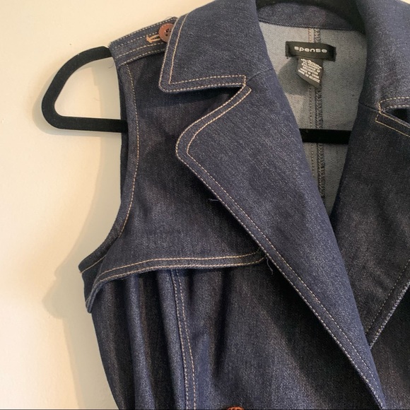 SPENSE denim tench dress size 8 - Picture 5 of 10